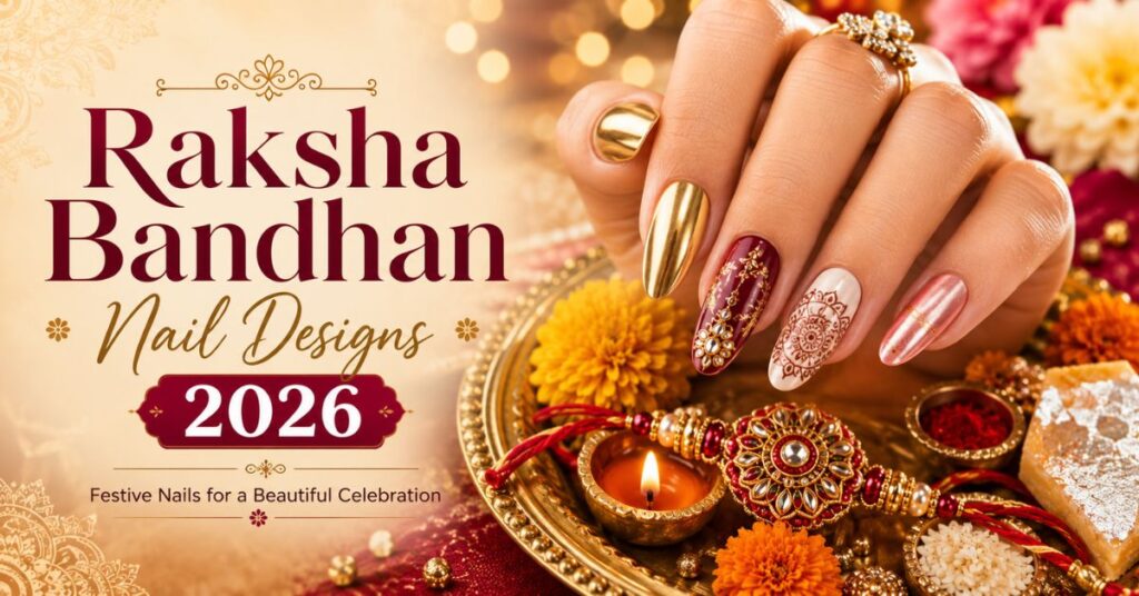 Raksha Bandhan Nail Designs